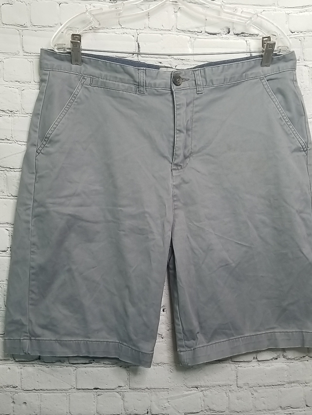 JACHS mens shorts size 36 gray front/back pockets EUC